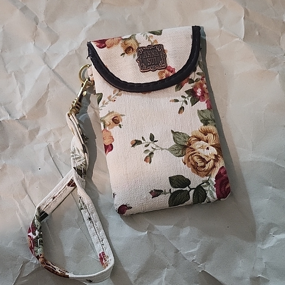 Anna Sui Floral Women's Bag - Cream and Multicolor